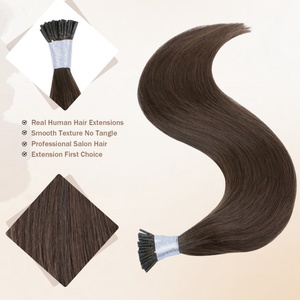 Extensiones de Cabello con Queratina Brasileña Pre-Adheridas FH I Tip # Extensiones de Cabello Ruso con Punta I, 60 Cabellos Alineados, Doble Trama - Product Image 3