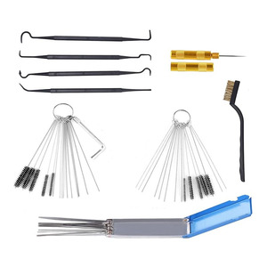 Air <b>Spray</b> Gun Cleaning Tool Set 48Pcs Metal Brushes Nozzle <b>Cleaner</b> For Auto Repair And Airbrush Maintenance - Product Image 1