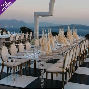 Mesas de Comedor Acrílicas Personalizadas para Banquetes de Boda, Hoteles y Eventos - Product Image 1