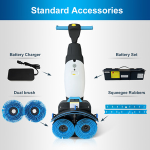 Gaoge Factory Wholesale M3 Automatic DC-36V Floor Washing Machine Scrubber Dryer Mini Imop Walk Behind Floor Scrubber - Product Image 6