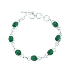 New <b>925</b> <b>Sterling</b> <b>Silver</b> <b>Bracelet</b> Natura Green Malachite Stone <b>Bracelet</b> Jewelry Handmade Link Chain <b>Sterling</b> <b>Silver</b> <b>Bracelet</b> - Product Image 1