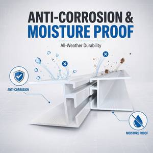 Conector <span class=keywords><strong>de</strong></span> PVC <span class=keywords><strong>de</strong></span> Bajo Ruido para Tuberías <span class=keywords><strong>de</strong></span> <span class=keywords><strong>Aire</strong></span>, Formado Integralmente, Antienvejecimiento, para Conductos <span class=keywords><strong>de</strong></span> <span class=keywords><strong>Aire</strong></span> <span class=keywords><strong>Acondicionado</strong></span> Central Comercial - Product Image 5