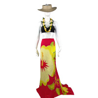 Robe florale d'hibiscus de rayonne imprimée numérique tropicale paréo plage couverture de bain sarong hawaïen une pièce
