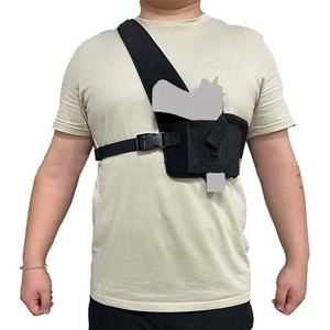 ユニバーサルショルダーホルスタークイックドローガンホルスター隠しキャリーアンダーアームアジャスタブルチェストホルスター - Product Image 5