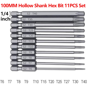 Juego <span class=keywords><strong>de</strong></span> Puntas <span class=keywords><strong>de</strong></span> Atornillador ALLUSE <span class=keywords><strong>de</strong></span> 1/4\", Aleación S2, Vástago Hexagonal, Magnético, Anti-Ejection, Acabado <span class=keywords><strong>de</strong></span> Acero Lijado, para Atornillador <span class=keywords><strong>de</strong></span> Impacto, Neumático, Bricolaje - Product Image 2