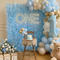 Rouleau de tulle artificiel en organza K9, rose et blanc, pour décorations de fête, baby shower, mariage, toile de fond pour photomaton