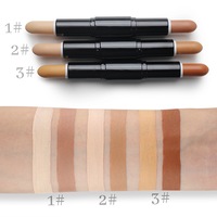 Bedak Highlighter Pencerah Hidung, Riasan Bronzer Kontur Wajah, Palet Riasan Highlighter Berkilau