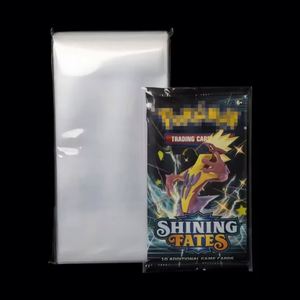 Fundas Protectoras de Plástico Transparente para Paquetes de Cartas Coleccionables de Pokémon Shining Fates, 10 Cartas - Product Image 1