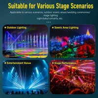 Projecteur stroboscopique LED haute puissance 1080 LED 800W IP65 étanche RGBW programmable DMX activé par le son pour scène extérieure, concert, festival