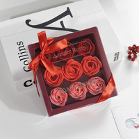 Großhandel Seifen blume Ewige Blüte Geschenk box Dufts eife Rose für Valentinstag Geschenk Muttertag Geschenkset