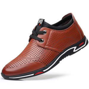 Zapatos Náuticos de Cuero Transpirable para Hombre, Tacón Bajo, Suela de Goma, Estilo Casual para Primavera/Verano - Product Image 5