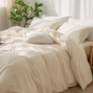 Hotel Home Washed Microfiber Comforter Cover Bed <strong>Sheet</strong> 4 PCS Bedding Sets - Product Image 4