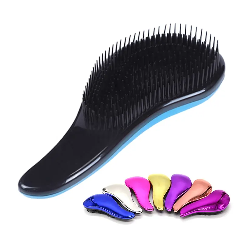 Electroplating Scalp Massage Large Wet Brush Original Detangler Hair Brush Detangling comb Hair Combs for Women