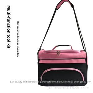 Bolsa de Herramientas de Peluquería Multifuncional al por Mayor, Bolsa de Lona de Poliéster, Maleta con Cremallera para Tatuajes, Bordados, Bolsa de Barbería - Product Image 1