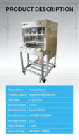 Elektrische commerciële automatische fruit- en groenteschiller, -ontpitter en -snijmachine met hoge productiviteit