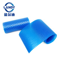 Couverture solaire pour piscine Landy PE, résistance au chlore de niveau 4 à 5, résistante aux UV, imperméable, pour piscines enterrées