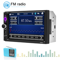 Venta al por Mayor de Fábrica, Reproductor MP5 con Pantalla Táctil de 7 Pulgadas y 2 DIN para Automóvil, con Carplay, Bluetooth, Radio FM, USB, TF, Logotipo Personalizado OEM