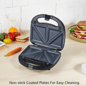 Commercio all'ingrosso nuovo rilascio 3-in-1 multifunzione elettrico Mini Sandwich macchina <span class=keywords><strong>tostapane</strong></span> rimovibile <span class=keywords><strong>piastre</strong></span> all'ingrosso Sandwich Maker - Product Image 5