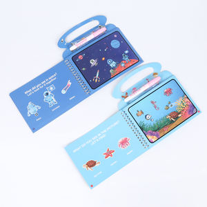 Libro Mágico de Agua con 8 Diseños, Libro de Dibujo para Niños, Libro de Garabatos con Bolígrafo de Agua - Product Image 5