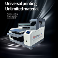 4050 UV Inkjet Printer DX7 XP600 A3+ Flatbed Flex Pattern Printer Plastic Phone Cases Acrylic Cylinders PVC ID Cards Metal Glass