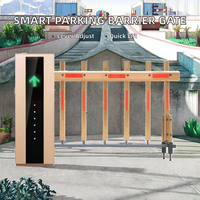 Barrière automatisée TAIWEI TW 507 avec servomoteur, construction métallique, reconnaissance QR/plaque, protection IP44, anti-collision pour zones côtières
