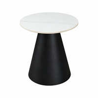 Table basse minimaliste en bois noir et blanc, durable, de haute qualité, multifonctionnelle, facile à assembler, pour salon moderne et simple