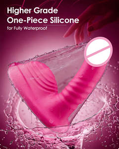 Vibrateur télécommandé pour stimulation clitoridienne, périnéale, point G et anale, avec fonctions de mouvement, de friction et de poussée, jouet sexuel féminin - Product Image 5