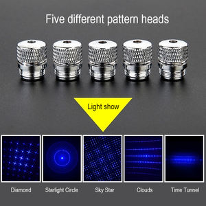 <span class=keywords><strong>Lazer</strong></span> Light Pen Laserpointer Leistungs starker blauer Langstrecken-Laserpointer 2000 Meter Laser-LED-Zeiger - Product Image 4