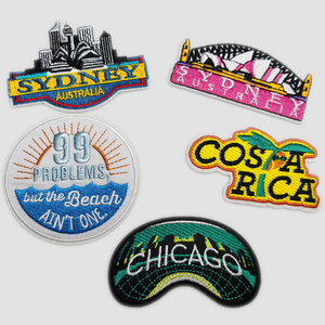 Bán Buôn Tùy Chỉnh Dệt Thêu Huy Hiệu Sắt Trên Quần Áo Biểu Tượng Tùy Chỉnh Thêu Vá Cho Quần Áo Túi - Product Image 2