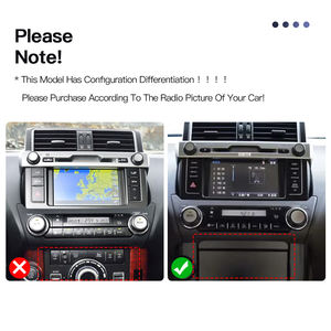 Écran Tesla Android 14 pour Toyota Land Cruiser Prado 150 2014 - 2017 Autoradio Lecteur multimédia vidéo GPS Stéréo CarPlay - Product Image 3