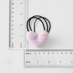 Coletero de Corazón Tejido a Crochet con Cuatro Hilos, Hecho a Mano, para el Día de San Valentín 2026, Lindo Regalo para Hija y Mejor Amiga - Product Image 4