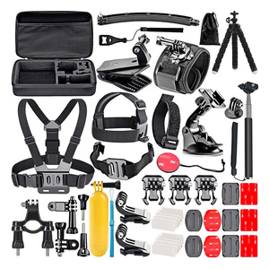 Set di Accessori 50-in-1 per Action Camera, Kit di Trasporto per GoPro Hero 13 12 11 10 9 8 DJI Osmo 6 5 <span class=keywords><strong>Pro</strong></span> 4 3 Insta360 <span class=keywords><strong>Go</strong></span> 3 3S Ultra X5 - Product Image 1