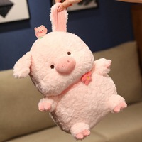 Jouets en peluche cochon rose kawaii, adorables animaux en peluche pour couple, poupée cochon douce, cadeau adorable pour petite amie, cadeau d'anniversaire parfait