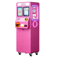 Mesin Vending Printer Nail Art Lepas Pasang Layar Sentuh 10-inci Kapasitas 20-150 Pemantauan Jarak Jauh Penggunaan Kecantikan Mewah Berlapis Galvanis