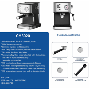 La mejor máquina de café en cápsulas para café de oficina en casa con espuma de leche y fácil limpieza - Product Image 4