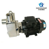 Pompe centrifuge auto-amorçante Qianyou en acier inoxydable 304/316 de qualité alimentaire, résistante aux acides et aux alcalis, pour usage industriel horizontal