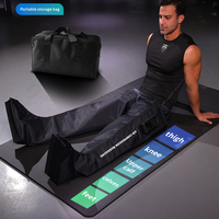 Masseur de compression des jambes sans fil avec télécommande, dispositif à pression d'air avec fonction mémoire et minuterie, relaxation corporelle complète pour usage domestique