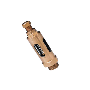 Válvula de seguridad manual de bronce de resorte (tipo recto) con entrada macho (BSP) 150 psig, tamaño 1 1/2, OEM de alta calidad - Product Image 3