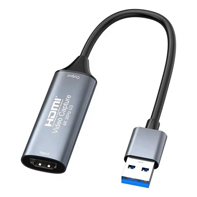 Video Accessories USB3.0 Video Capture Card Adapter 4K Monitoring Recording USB Game Live Streaming Broadcast Audio hdmi