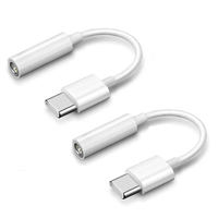 Adaptateur casque USB-C à 3.5mm, prise audio haute résolution avec micro pour Android, Samsung