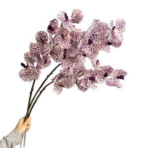 Orchidée <span class=keywords><strong>Vanda</strong></span> Artificielle à 7 Têtes, Effet Naturel, Fleur Artificielle Étanche pour Décoration Maison, Mariage, Fête des Mères, Accessoire Photo - Product Image 5