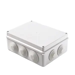 Plastic Waterproof Project Enclosure Junction Box Electric Usage Outdoor ABS or PC Electrical Parts White or Customized