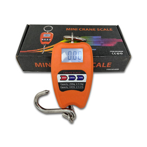 Báscula digital colgante de plástico OEM de 200 kg con pantalla LCD, dispositivo de pesaje personalizable 102A - Product Image 1