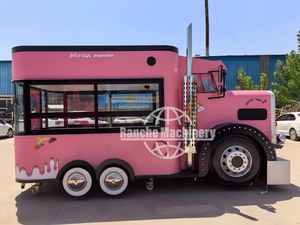 Camión de comida rápida de acero inoxidable de 2,6 m personalizado, remolques de perritos calientes y helados, aplicación de aperitivos de 220V a la venta - Product Image 4