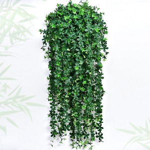 Fruit Of Love Artificial Lucky <b>Leaves</b> <b>Wall</b> Hanging Silk Greenery Japanese Style Vintage <b>Decor</b> Bouquet For Indoor Outdoor Use - Product Image 3