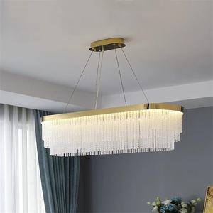 ثريات ومصابيح معلقة LED فاخرة وعصرية من JYLIFGTING بتصميم كريستالي دائري على الطراز الاسكندنافي لتزيين غرف المعيشة وغرف النوم والفنادق - Product Image 4