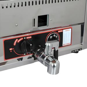 <span class=keywords><strong>Friteuse</strong></span> à <span class=keywords><strong>gaz</strong></span> commerciale à vente chaude, <span class=keywords><strong>friteuse</strong></span> à cylindre unique de <span class=keywords><strong>15</strong></span> L, équipement de restauration, friture de poulet et de pommes de terre - Product Image 4