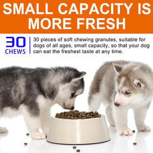 Vente en Gros de Compléments Alimentaires Naturels en Friandises à la Glucosamine pour Animaux de Compagnie 30 Bouchées Tendres à Mâcher au Chanvre pour la Santé des Hanches et des Articulations des Chiens - Product Image 2