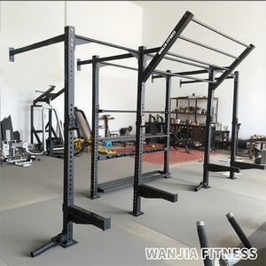 Attrezzatura da palestra commerciale per Fitness Cross Fit a parete Power Squat Rack + Rig per RackStand portaoggetti - Product Image 6