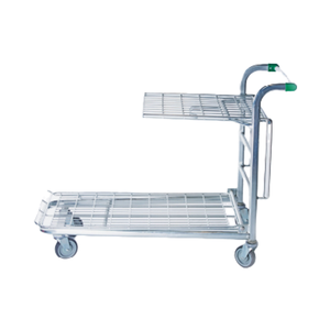 Utilisation en entrepôt Chariots de transport de bagages logistiques pliants robustes Chariot de type entrepôt de supermarché - Product Image 2